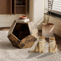 25,98   Meuble moderne pour animaux de compagnie en forme de niche latérale pour chat