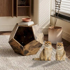 25,98   Meuble moderne pour animaux de compagnie en forme de niche latérale pour chat