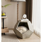 25,98   Meuble moderne pour animaux de compagnie en forme de niche latérale pour chat