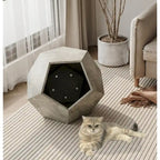25,98   Meuble moderne pour animaux de compagnie en forme de niche latérale pour chat