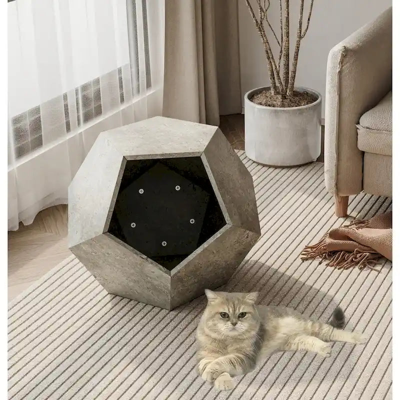 25,98   Meuble moderne pour animaux de compagnie en forme de niche latérale pour chat