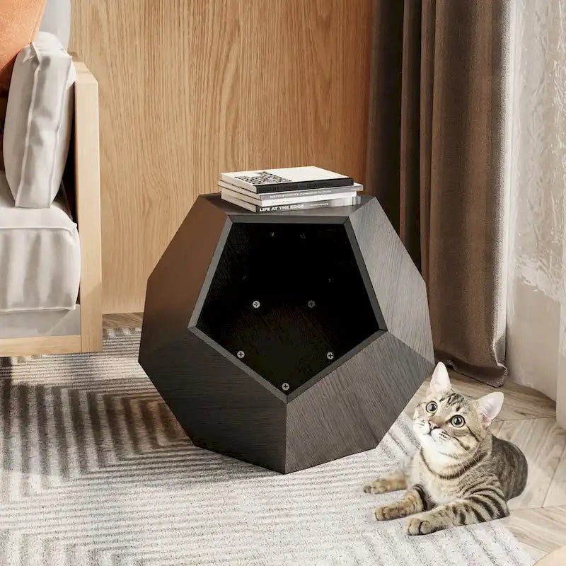 25,98   Meuble moderne pour animaux de compagnie en forme de niche latérale pour chat