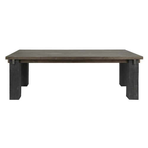 90   Table à manger en bois massif recyclé