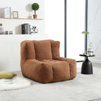Pouf confortable pour adultes et enfants, fauteuil paresseux ultra doux avec mousse et repose-pieds