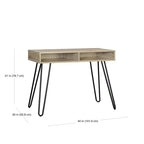 Bureau d'écriture Hairpin Mainstays