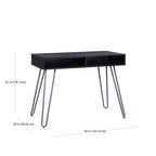 Bureau d'écriture Hairpin Mainstays