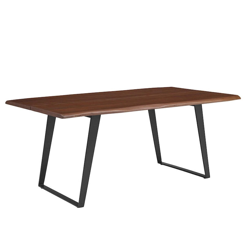 Viggo 74   Live Edge Acacia Wood Dining Table