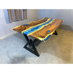 Table à manger en époxy Kanab Creek 90